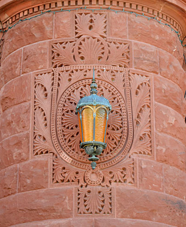 Lantern on the Bexar County Courthouse