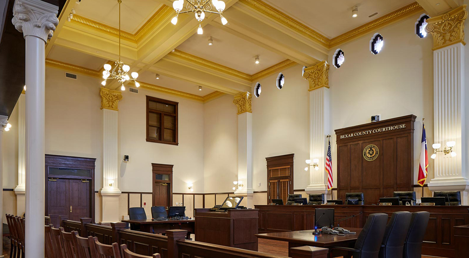 Double Height Courtroom: Judge's Bench